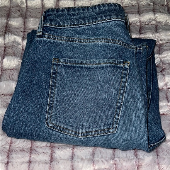 Old Navy Blue Flare Wide Leg Jeans Timeless Style - Picture 15 of 16